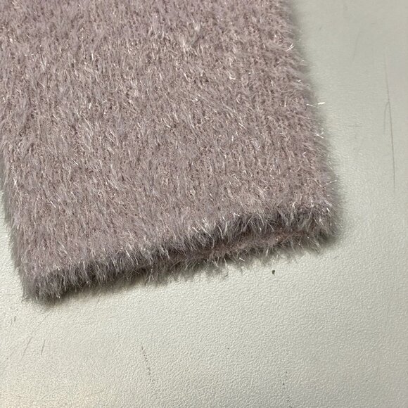 NEW VINCE Metallic Eyelash Pullover Sweater – Size XS – Orchid Stone Pink - Picture 2 of 10